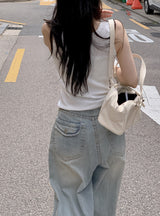 KJ Rib Basic Round Sleeveless (8color)