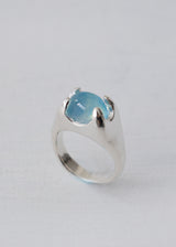 [MADE] GROTTO RING 06 - CLEAR AQUAMARINE BLUE