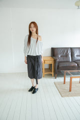 drape unbal off-shoulder top(3colors)