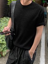 Scent Cool Cable Knit Round Sweater
