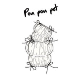 POU POU POT (Silk White) POPO