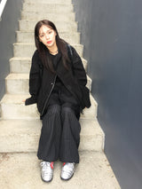 Classic Pintuck Flare Skirt (1c)