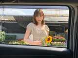 シャーリングパフスリーブワンピース