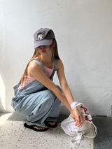 hickory denim overall