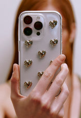 メタルメルティングハートスマホケース