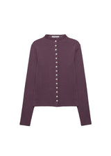 Button long sleeve [Grape]