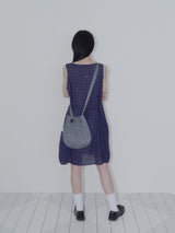 2-WAY ROUND BAG (DOT GREY)