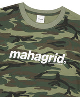 CAMO PATTERN BASIC LOGO CROP TEE_GREEN