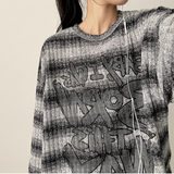 ENK Hip Street Dangara Ribbed Long Sleeve T-shirt