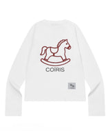 CRAYON PONY GRAPHIC LONG SLEEVE T (4COLOR)