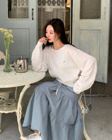 [MADE/夏ver.] Fluffy Basic Round Knitwear