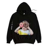 ADLV BABY FACE HOODIE BLACK DONUT1 R