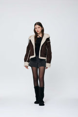 ADORABLE HOOD MUSTANG / BROWN