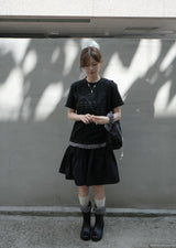  Bow sound T-shirts (black)