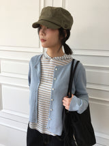 Avon striped hoodie (3color) 