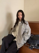 [unisex] ペンパブキルテッドオーバーファイトジャンパー
