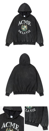 25SS オーバーサイズウォッシングフーディー ブラック