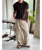 [S/S] Thin golgi henry neck half knit t-shirts(5color)