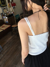 Afili Dot Lace Sleeveless