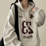 23 Number Vintage Boxy Hoodie