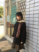 フェアリーハイネックボタンコート