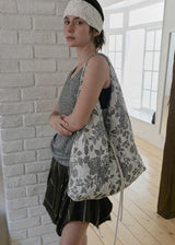 Linen Shirring Sleeveless Top_Dark Grey