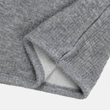 フリースリブスリムロングスリーブTシャツ