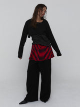 Pigment Cotton Pants_Black