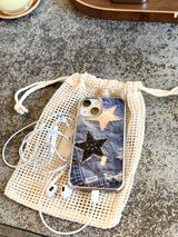 Denim 02 – Star Patch Case (Glass)