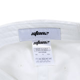 XTA090 Check Graphic Cotton Ball Cap (WHITE)