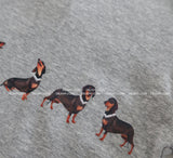 Jenny Dachshund Printed Short Sleeve T-shirt