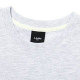 K プリントショースリーブTシャツ / K PRINTING SHORT-SLEEVED T-WHITE MELANGE