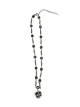 Y2K Vintage Cross Heart Silver Necklace
