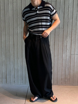 [S/S] Inconnect stripe kara half knit(3color)