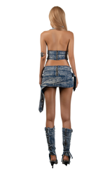 POP Buckles Denim Boot Covers