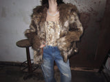 Hoodie fox fur-JK (Brown)