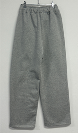 FLEECE-PICKABLE ❤‍🔥M-XL❤BASIC WIDE LONG PANTS UNISEX🖤🩶2COLOR