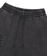 ウォッシュドカットオフアップリケスウェットショーツ