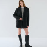 Over-sized Tailored Jacket_Black