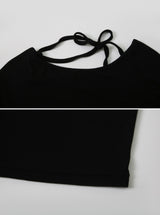 FR ワンショルダースリム長袖Tシャツ (3color)