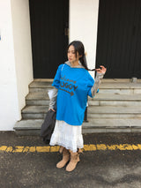 YWD WELCOME Tシャツ_ブルー (1color)