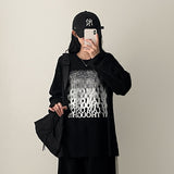 NT グラディエントノイズプリンティド長袖Tシャツ