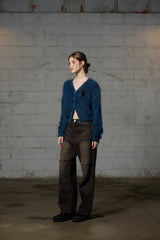 DIANA KNIT CARDIGAN / BLUE