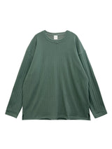 Loose ribbed bony long sleeve 3C