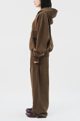 Jeff Cropped Zip Hoodie (3color)