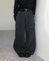 [ORIGINAL] Kinder Pigment Cargo Wide Pants
