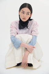 Embroidered Petit Arc Scarf_2colors