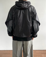 ウェーブジッパーフードウィンドブレーカー