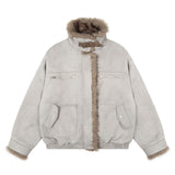 Lumi Fur Trim Mustang Jumper