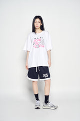 25SS UNIVERSE DRAWING SHORT SLEEVE T-SHIRT WHITE